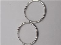 Orecchini Domar Cerchi argento 925 lisci in Argento ORAR-435-280 - ORAR-435-280